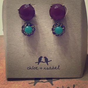 Copacabana Pavé Stud Duo Earrings set